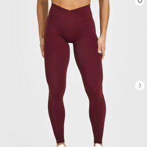 UNIFIED WRAP LEGGINGS- rosewood